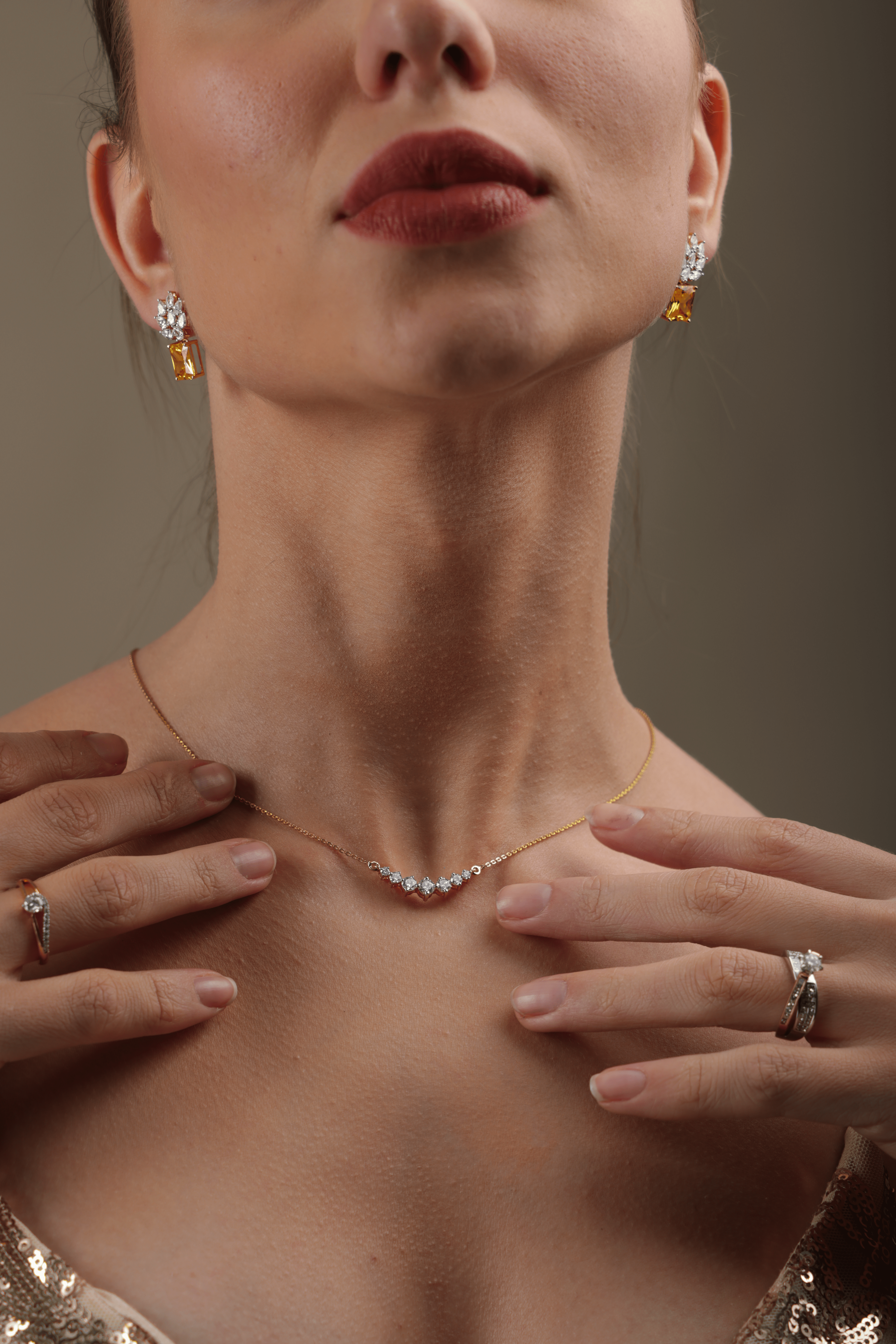 Luminara Seven-Stone Diamond Pendant