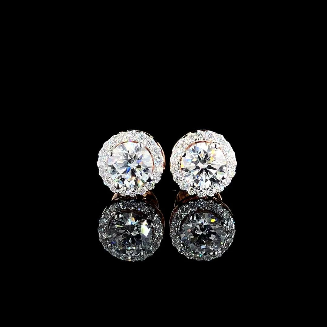 Aurora Halo Studs