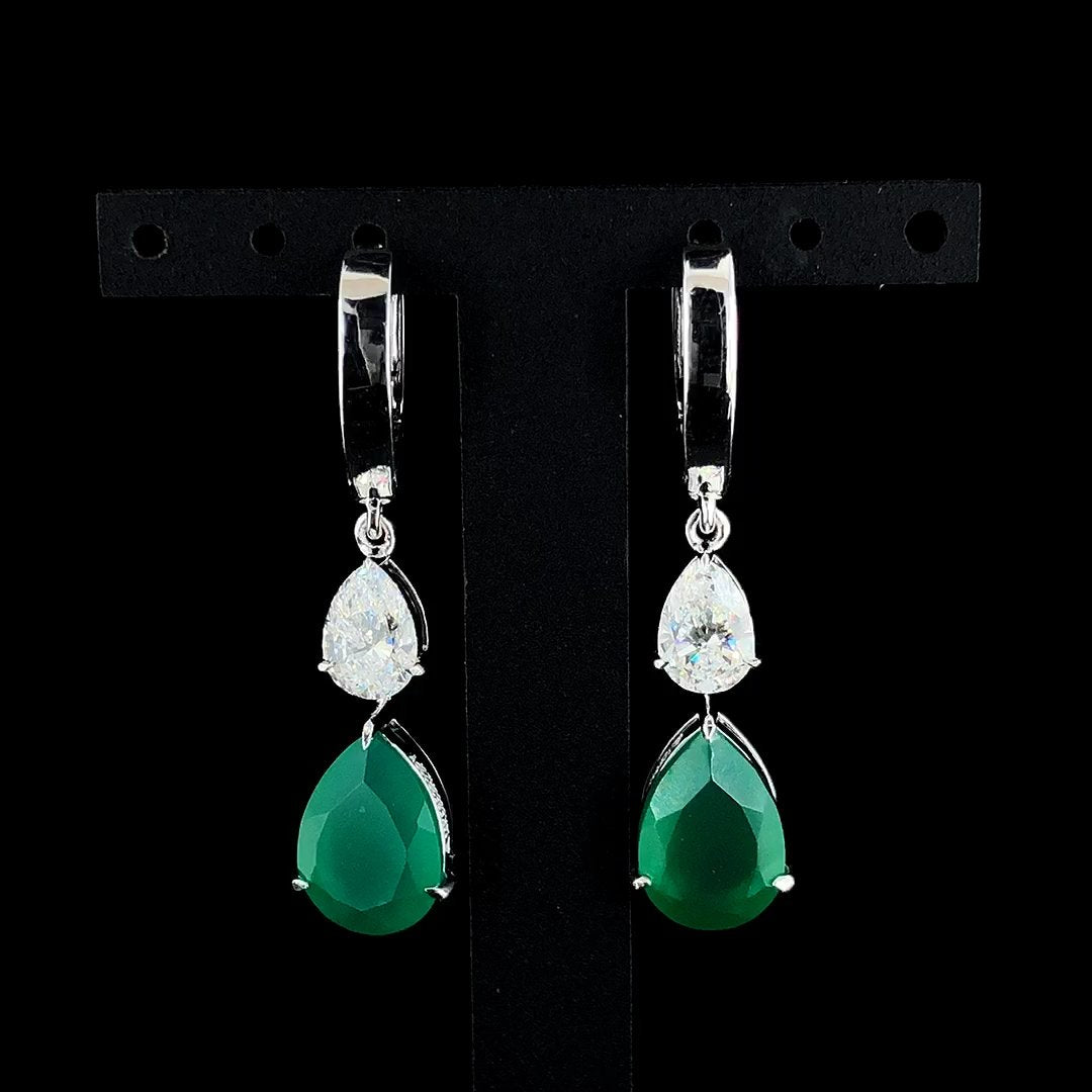 Ardena Gemstone & Diamond Earrings