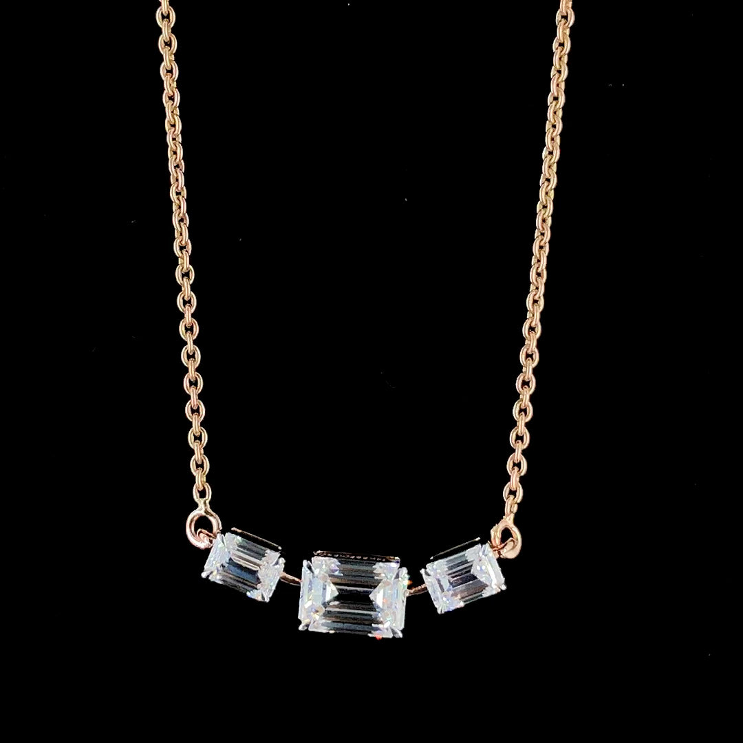 Tressara Three-Stone Pendant