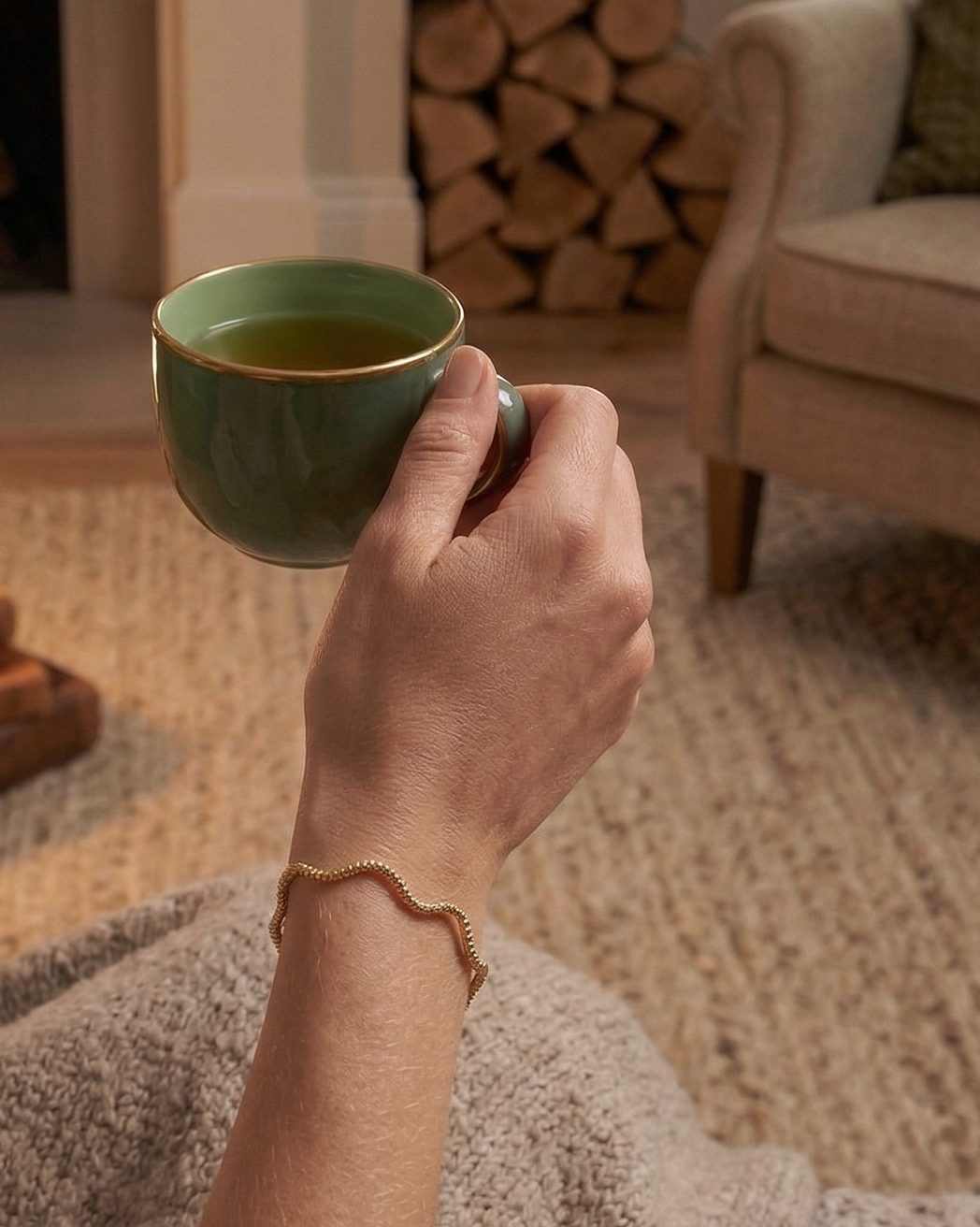 Gold Serene Chain Bracelet