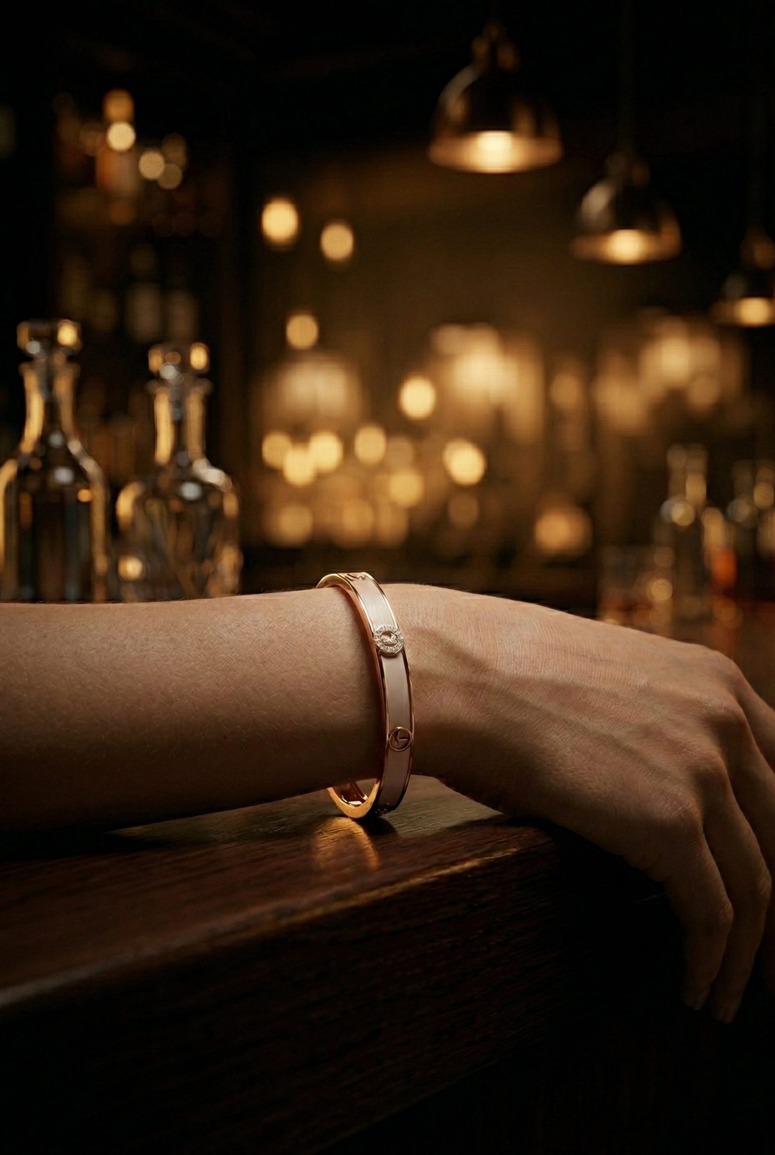 Blush Orbit Cuff