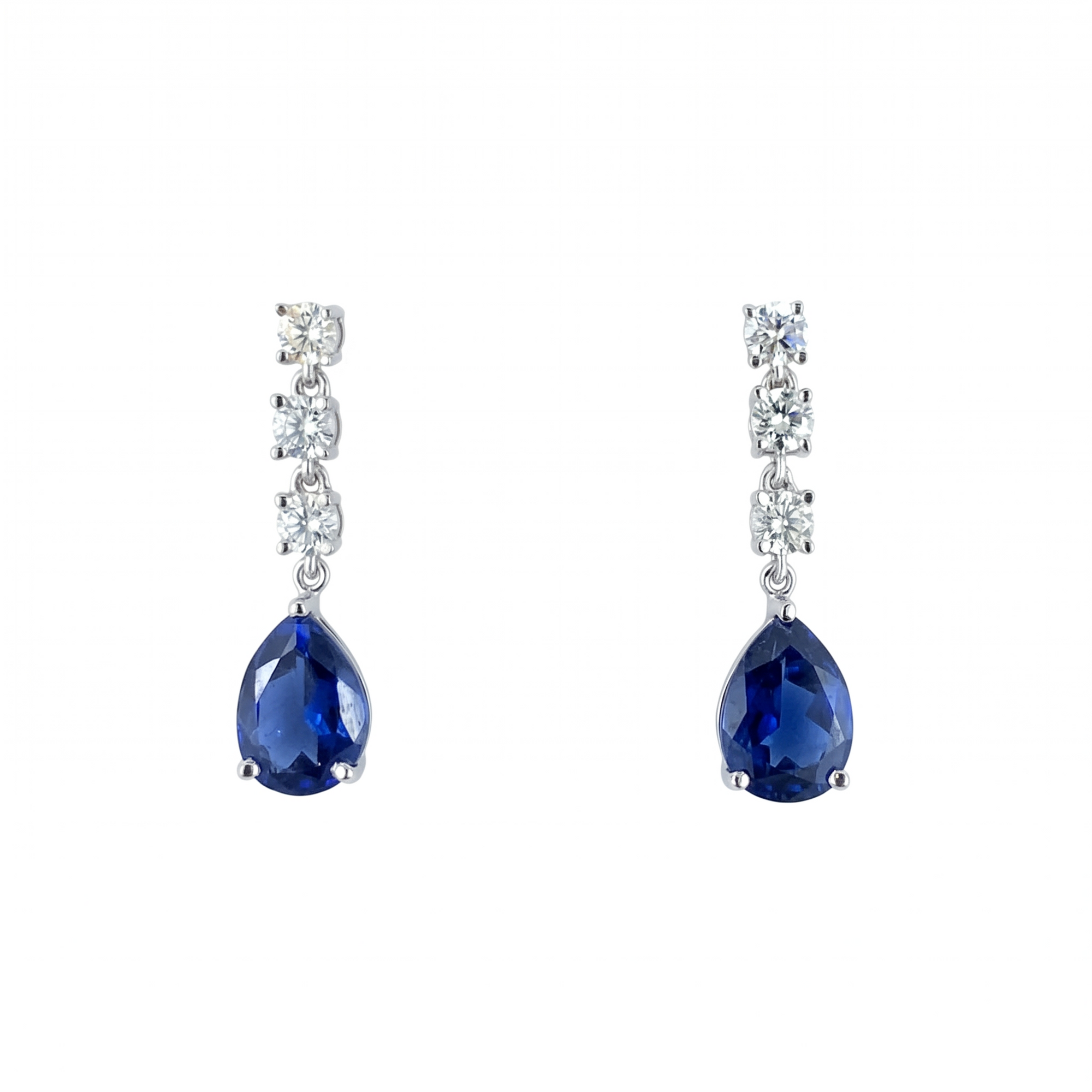 Trinity Diamond & Gemstone Earrings