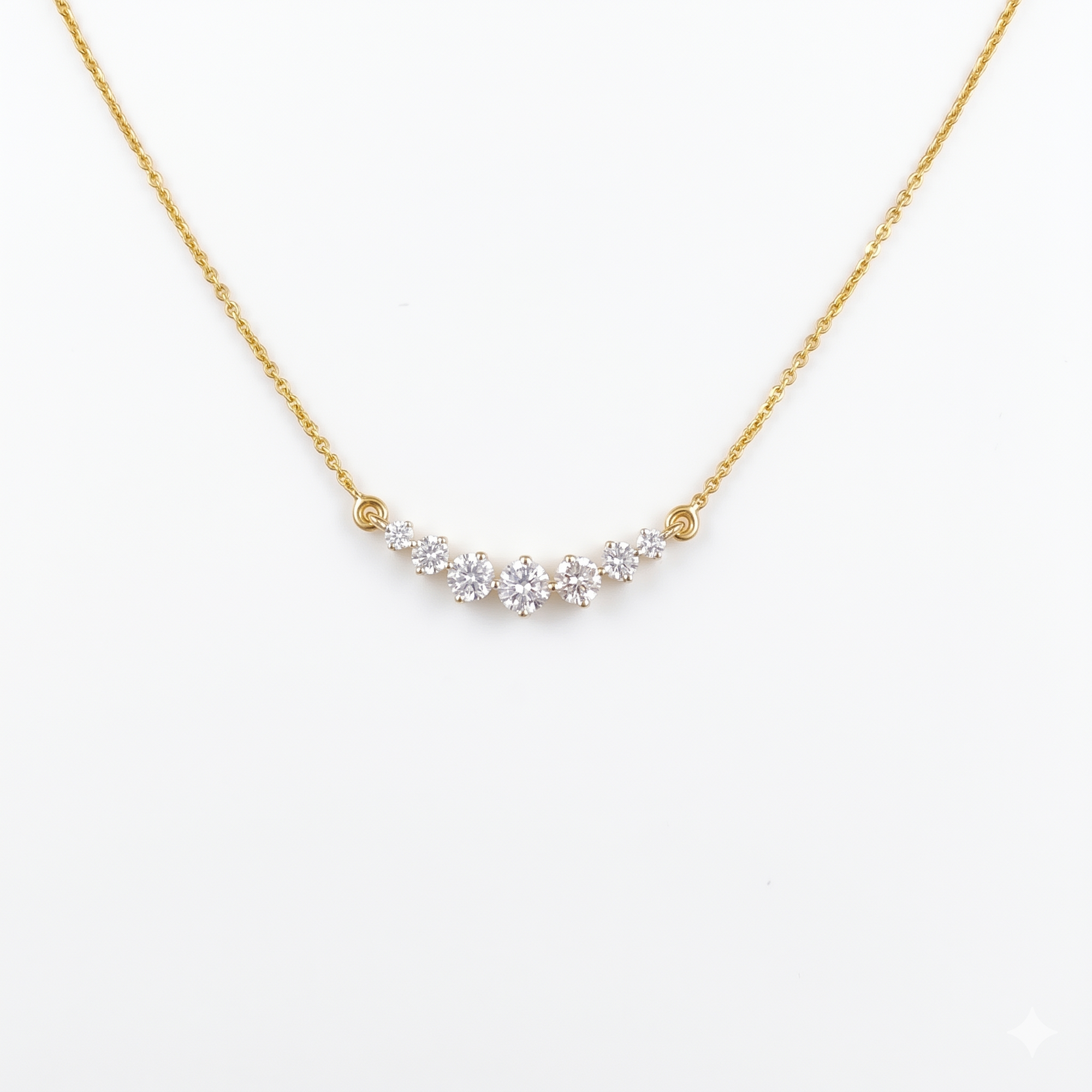 Luminara Seven-Stone Diamond Pendant