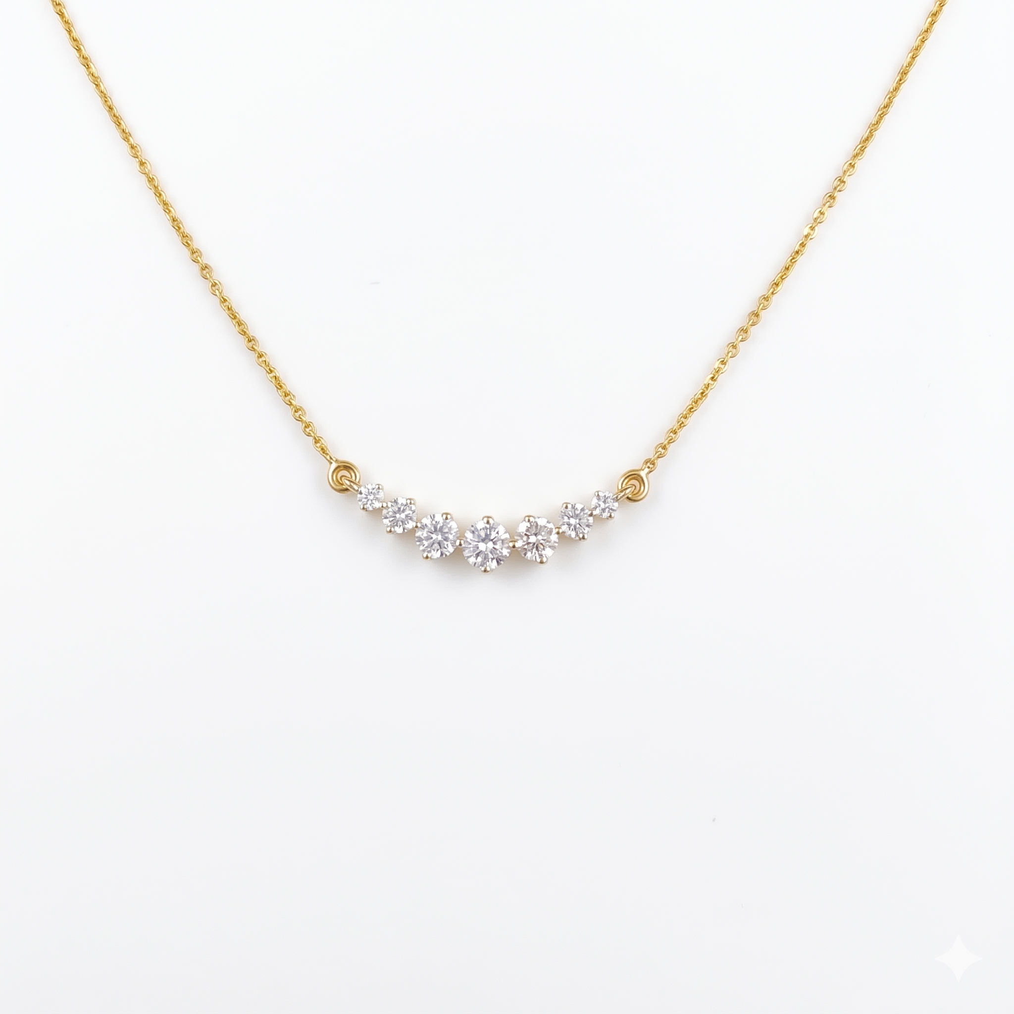 Luminara Seven-Stone Diamond Pendant
