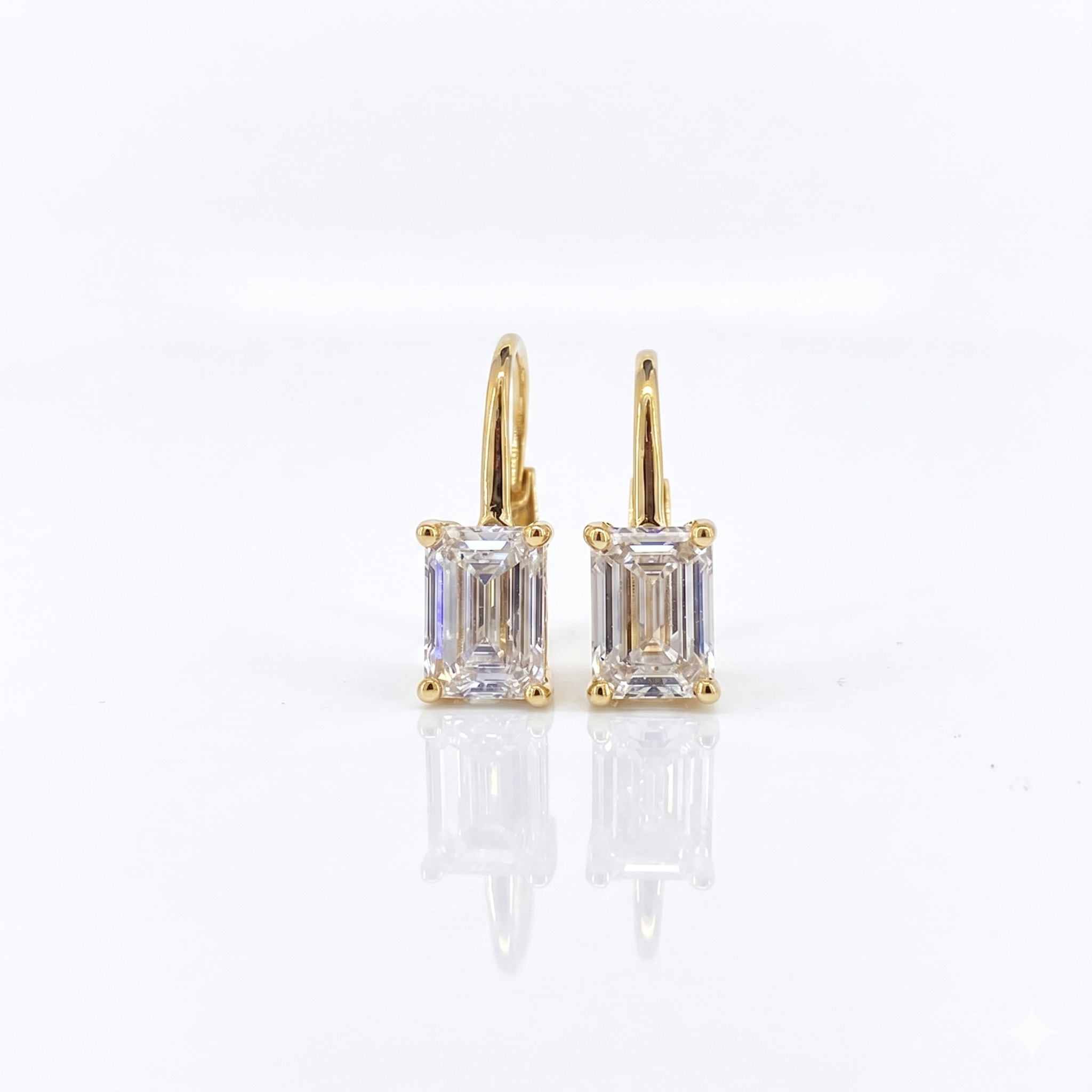 Sienna Hoop Diamond Earrings