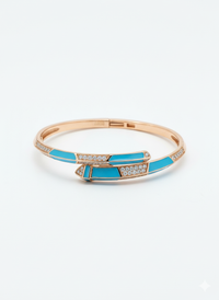 Turquoise Segment Bangle