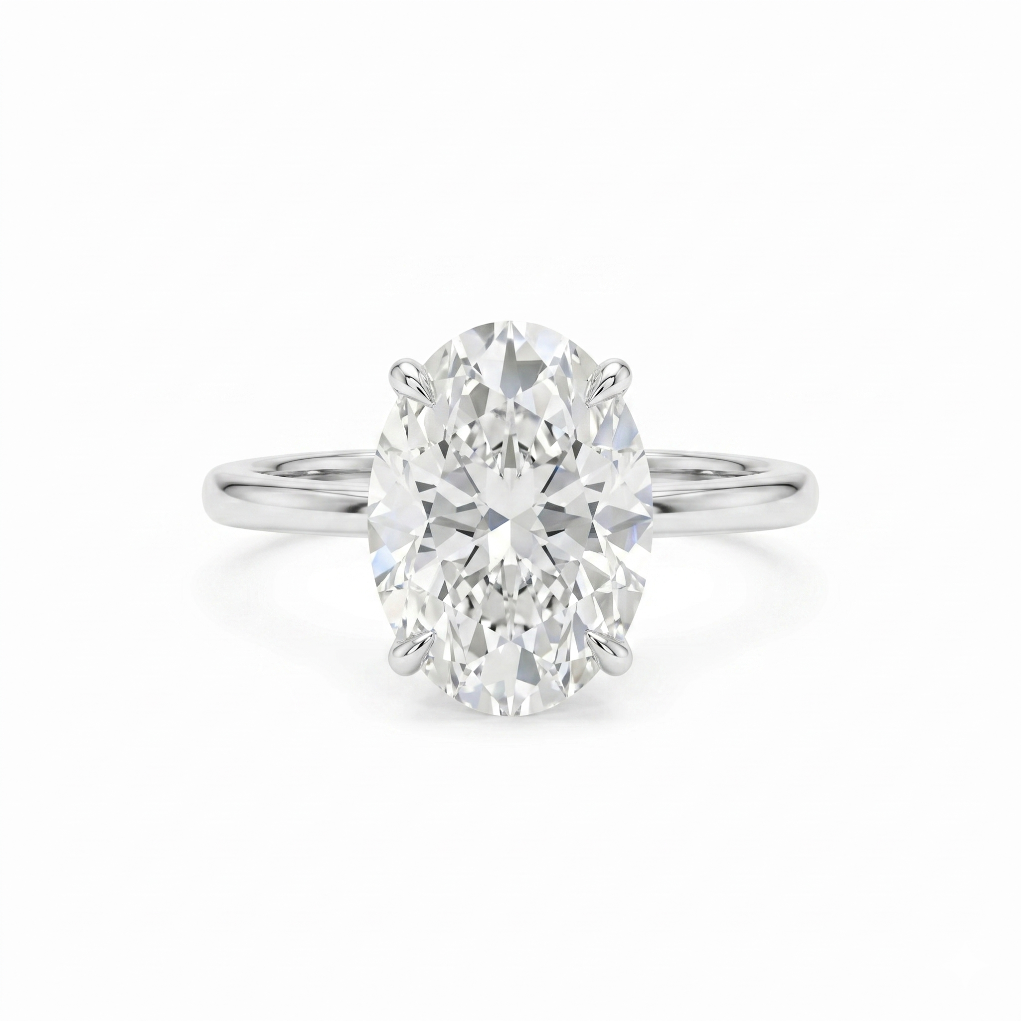 Orelia Oval Solitaire Ring
