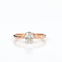 Luna Solitaire Ring