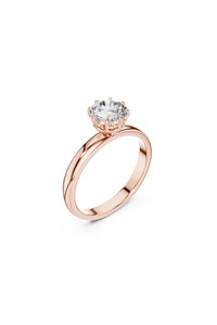 Ophelia Radiant Solitaire Ring