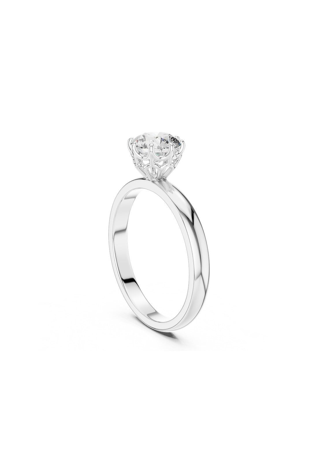 Ophelia Radiant Solitaire Ring