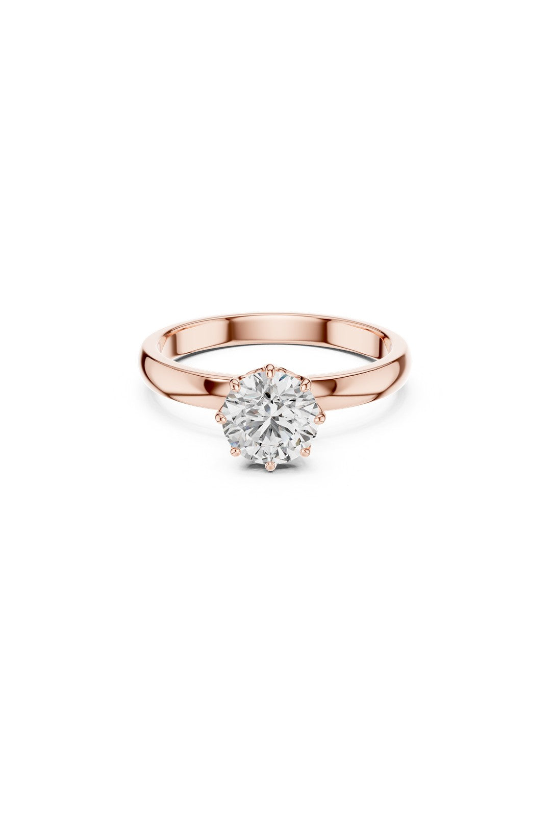 Ophelia Radiant Solitaire Ring