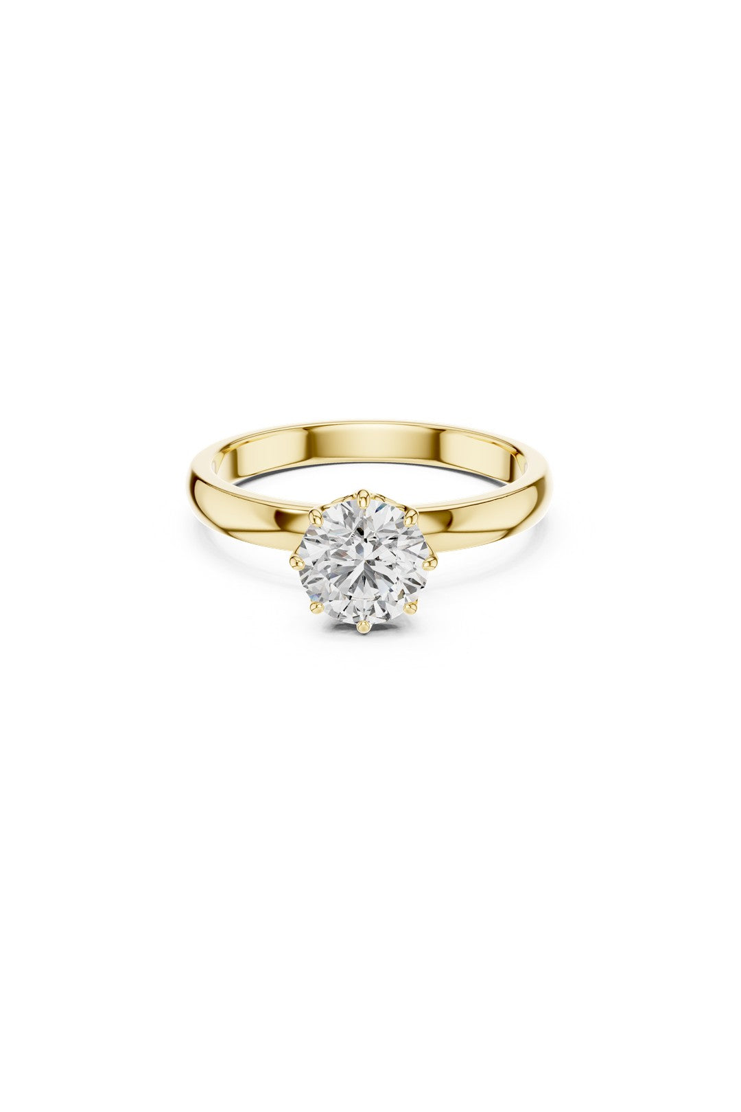 Ophelia Radiant Solitaire Ring