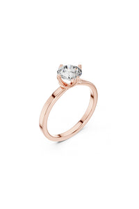 Juliette Tapered Solitaire Ring