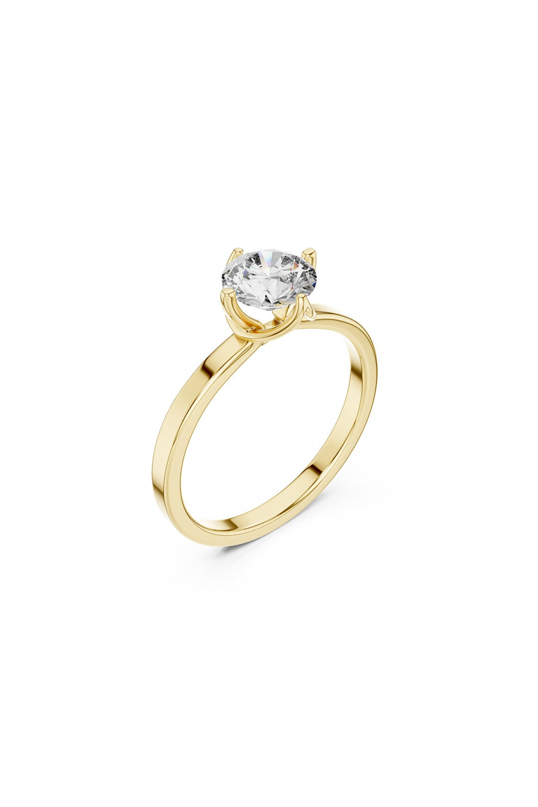 Juliette Tapered Solitaire Ring