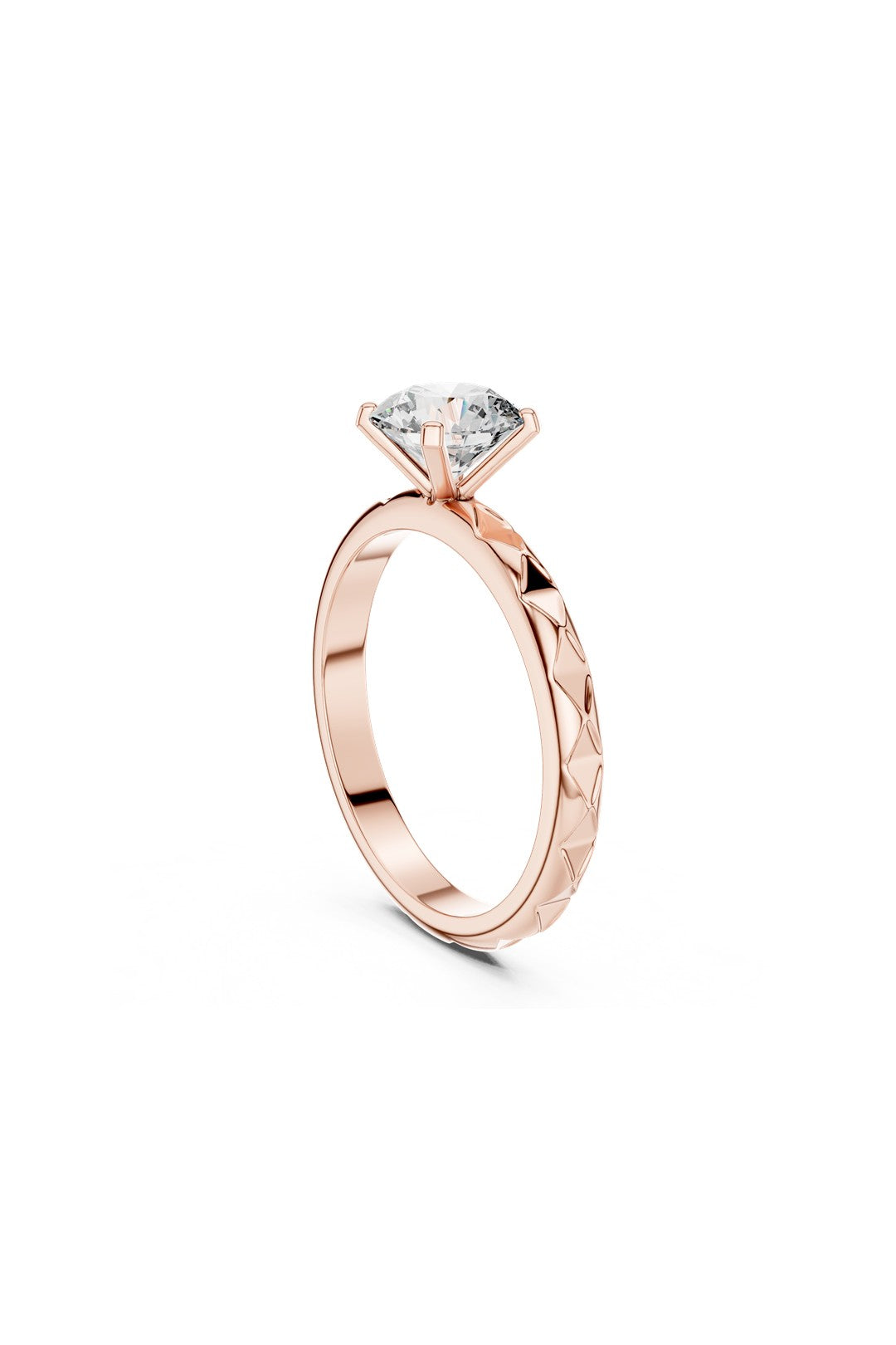 Lysandra Crown Solitaire Ring
