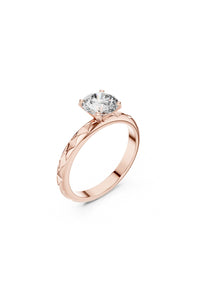 Lysandra Crown Solitaire Ring