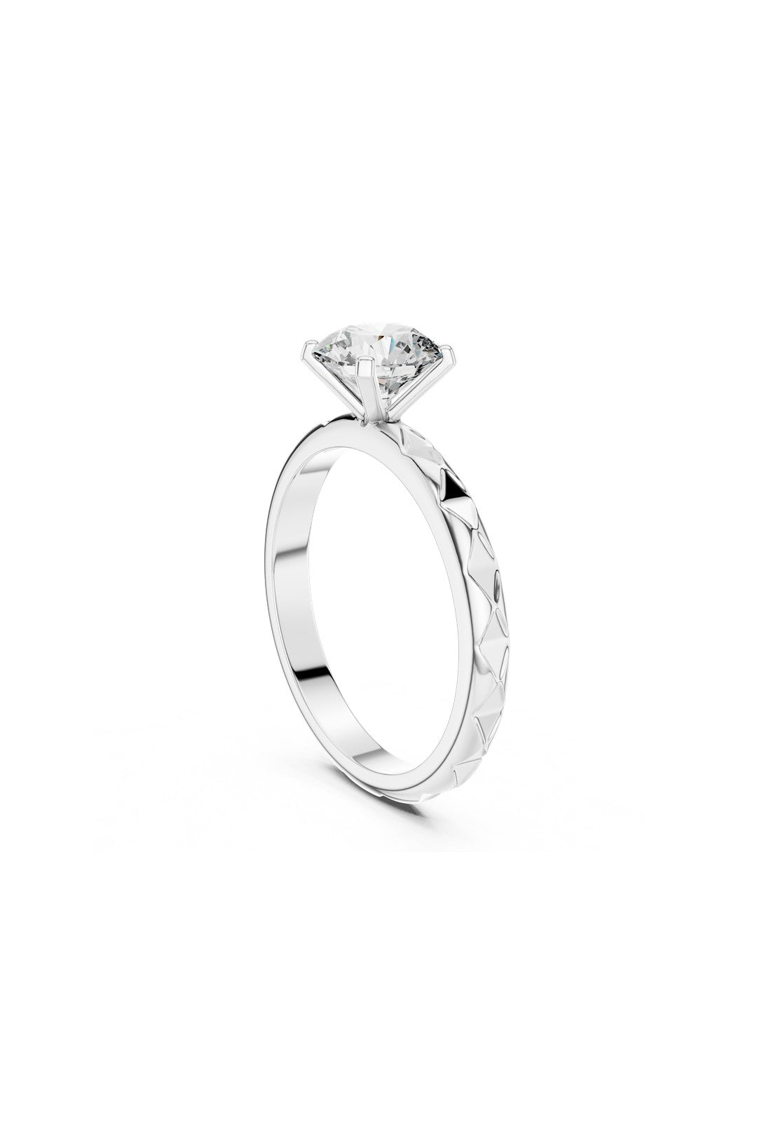 Lysandra Crown Solitaire Ring