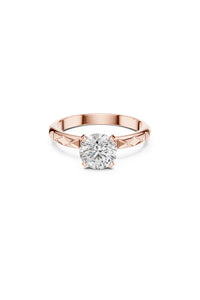 Lysandra Crown Solitaire Ring
