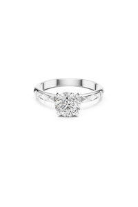 Lysandra Crown Solitaire Ring
