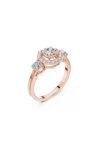 Fiorella Diamond Solitaire Ring