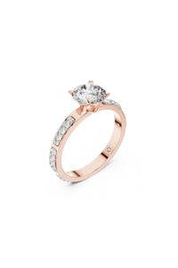 Minerva Petite Halo Ring