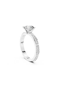 Minerva Petite Halo Ring