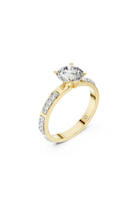 Minerva Petite Halo Ring