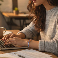 Sapphire Line Bangle
