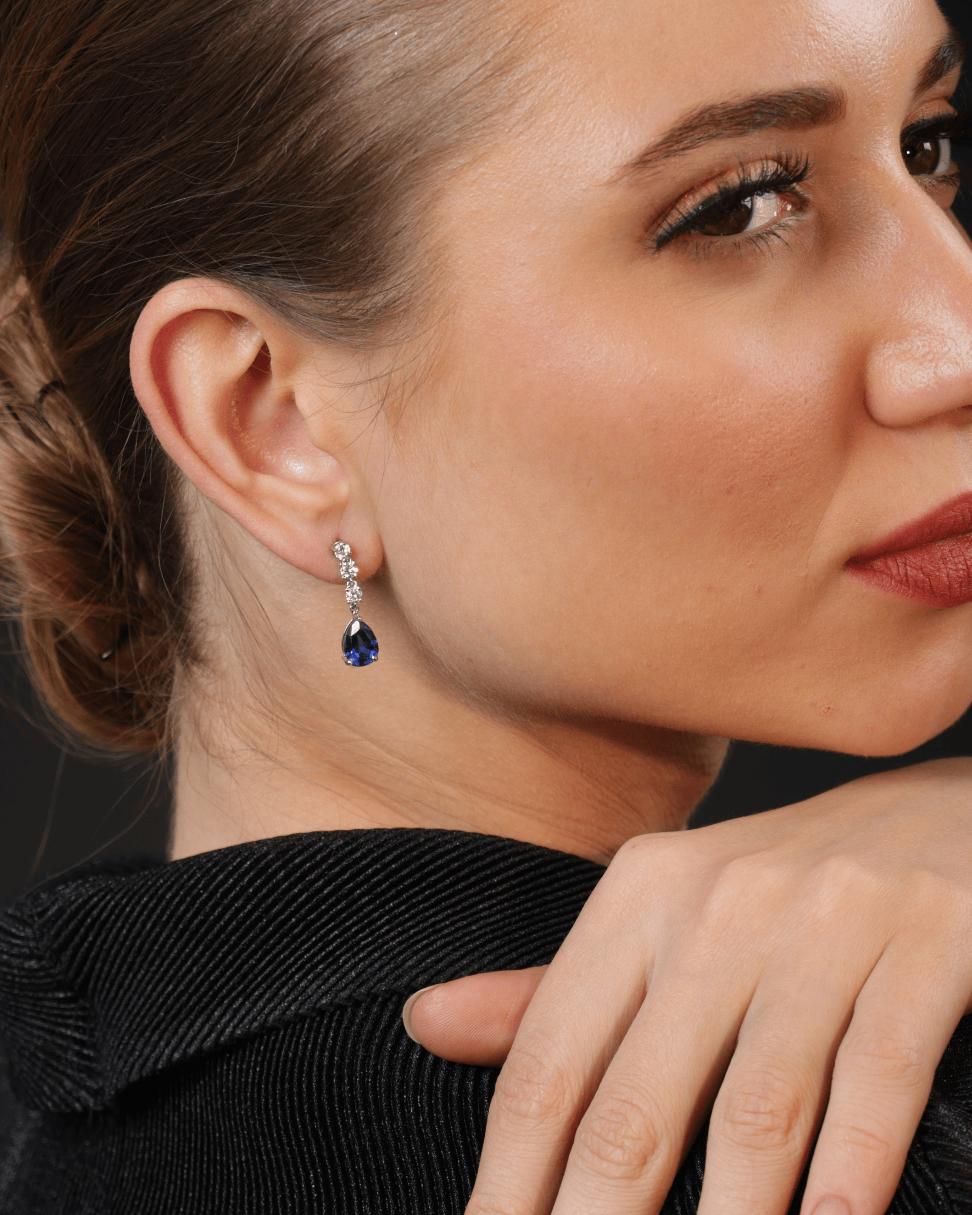 Trinity Diamond & Gemstone Earrings