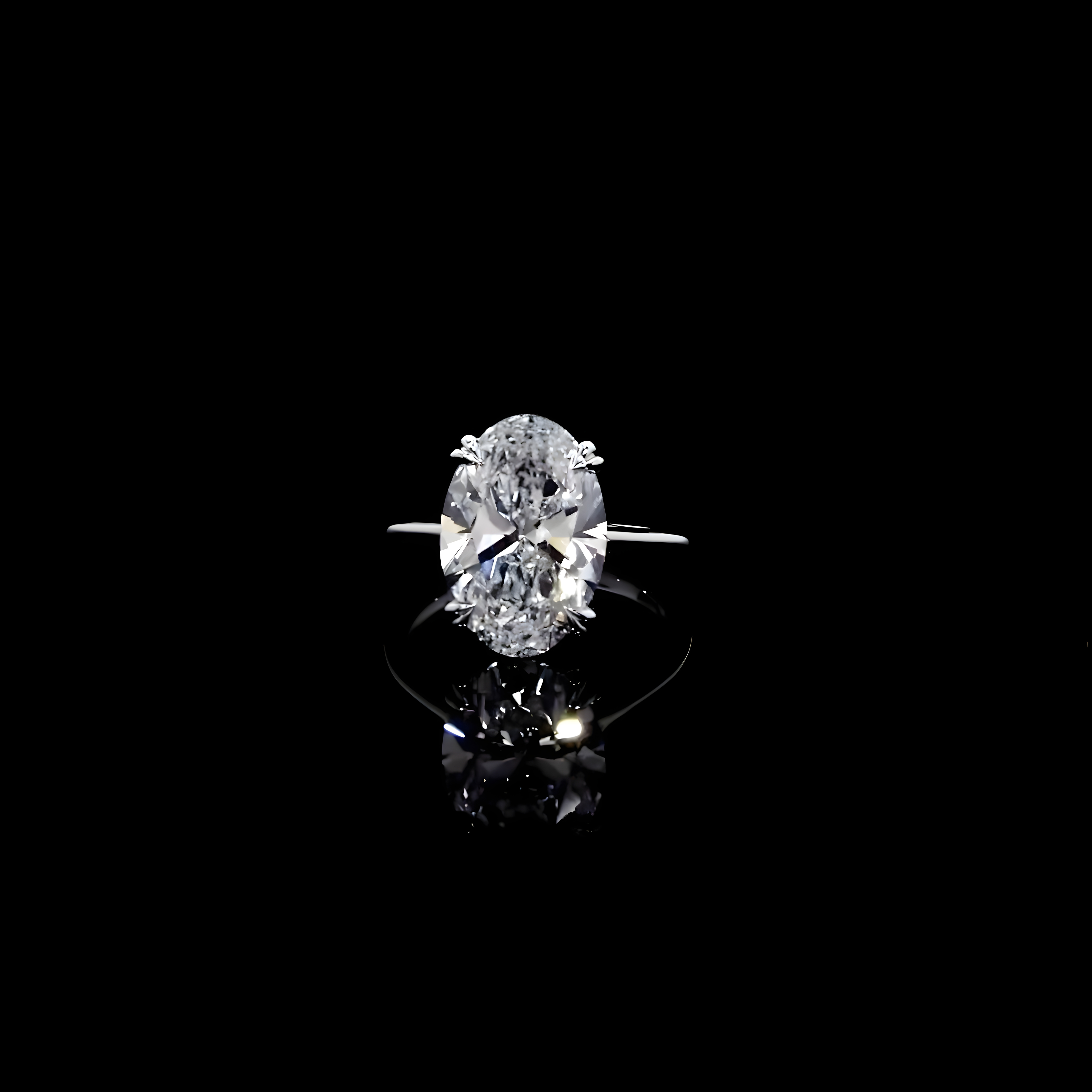 Orelia Oval Solitaire Ring