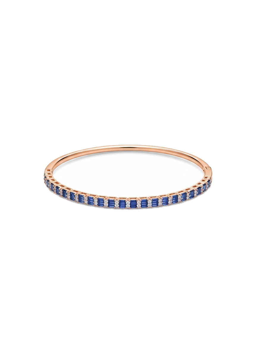Sapphire Line Bangle worn view | Ethical Lab-Grown Diamonds Delhi