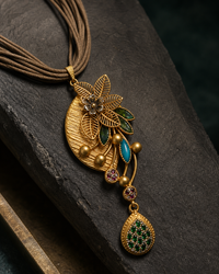 Teal Garden Pendant Set