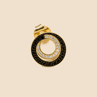 Onyx Grecian Orbit Studs