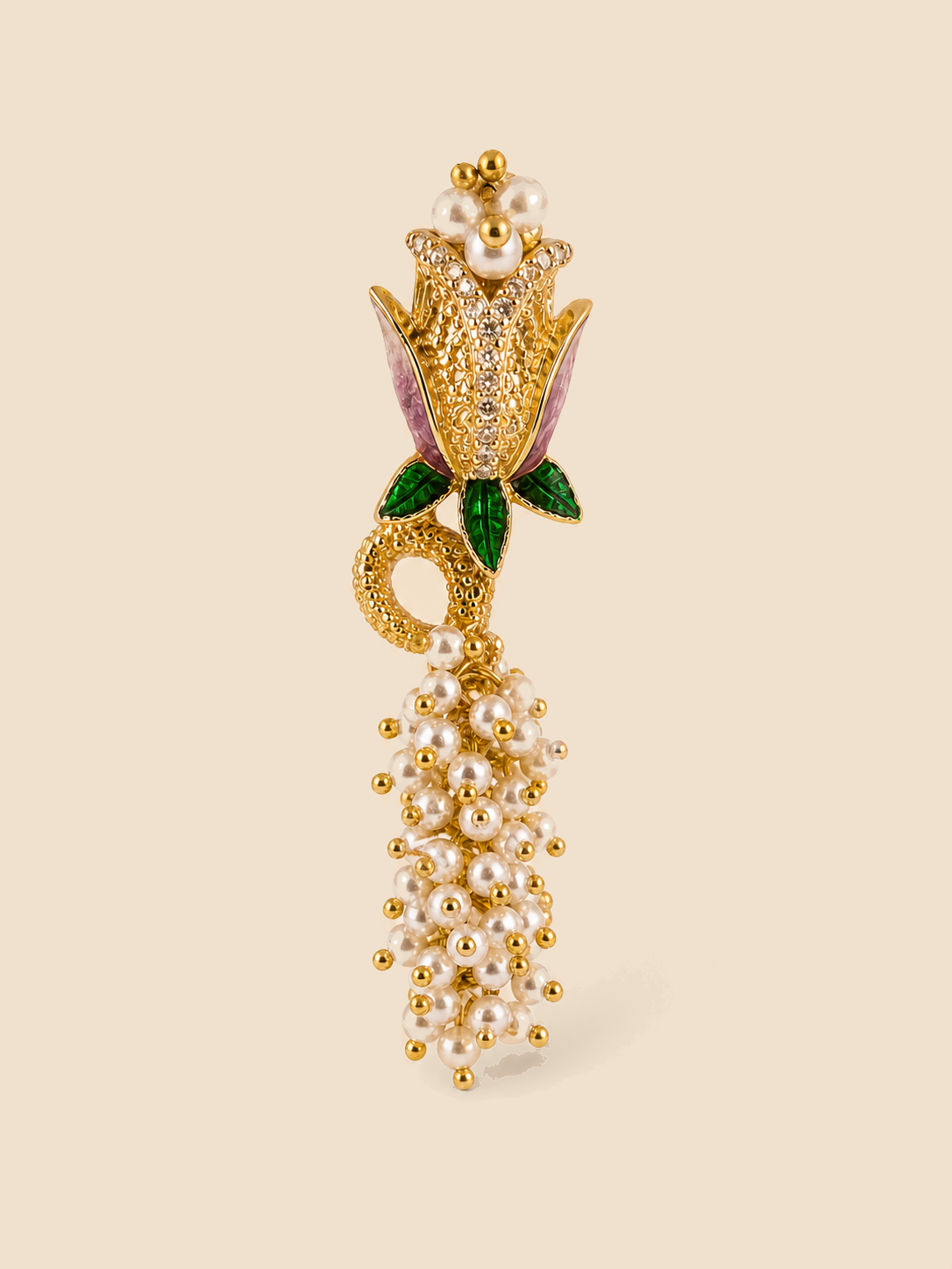 Gulnaar Pearl Cascade Earrings