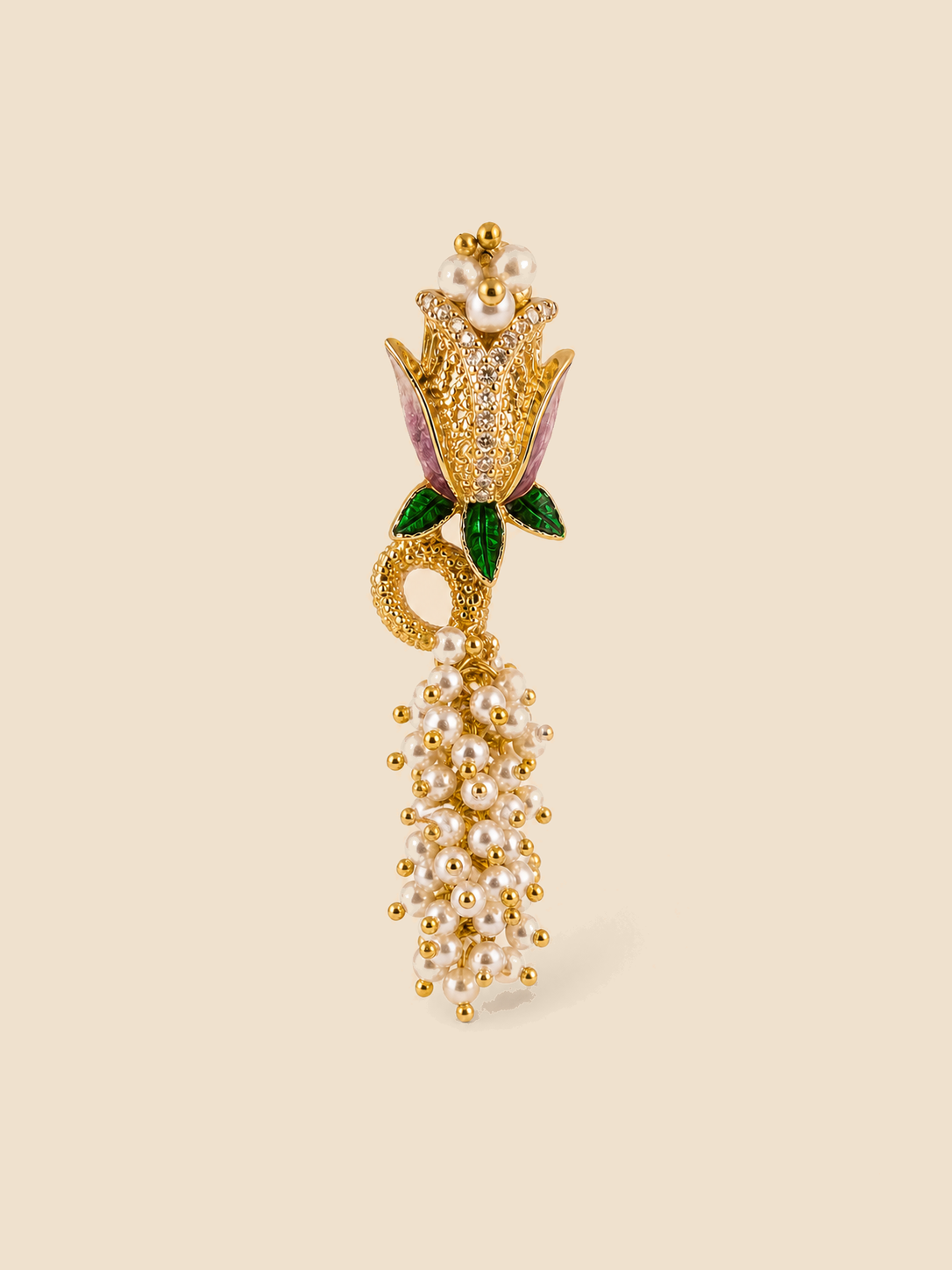Gulnaar Pearl Cascade Earrings
