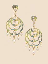 Meher Pastel Chandelier Earrings