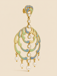 Meher Pastel Chandelier Earrings