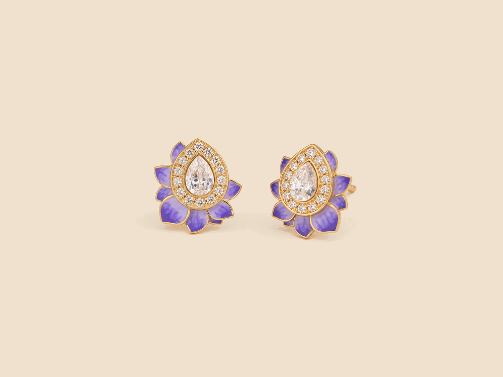 Amara Lotus Studs
