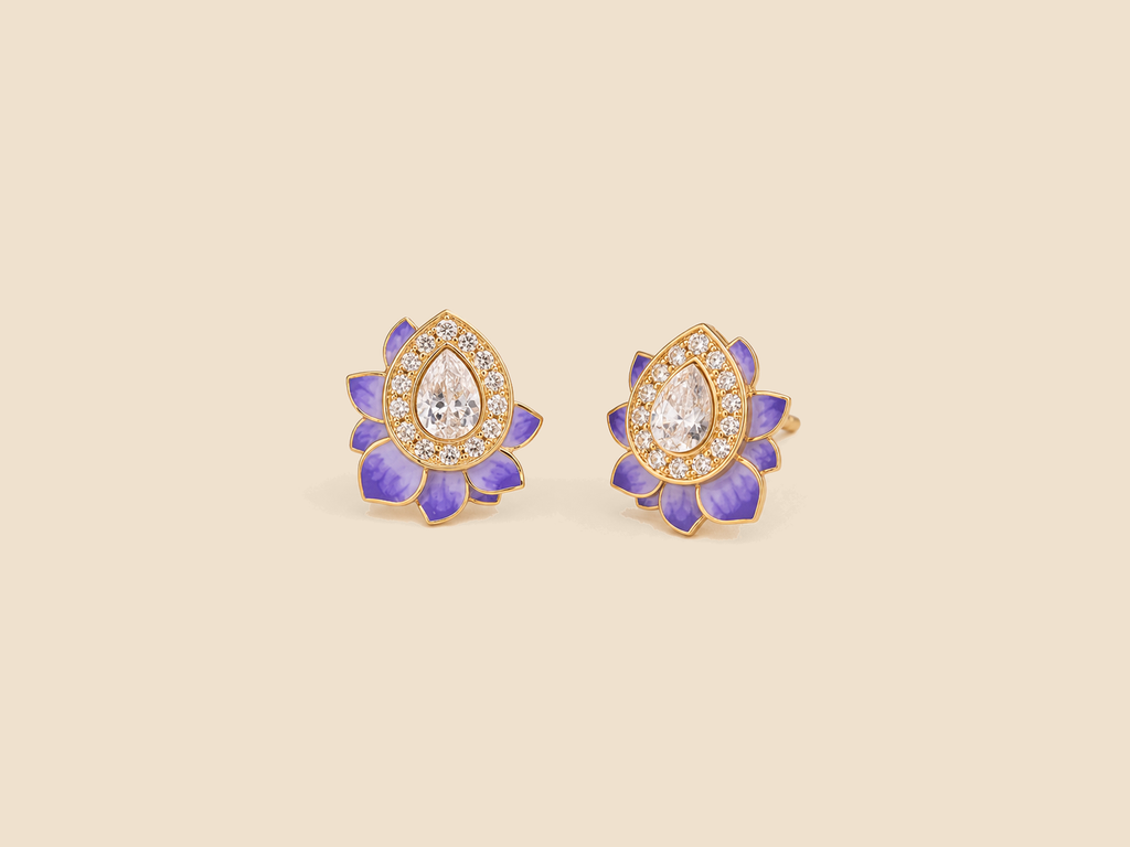 Amara Lotus Studs