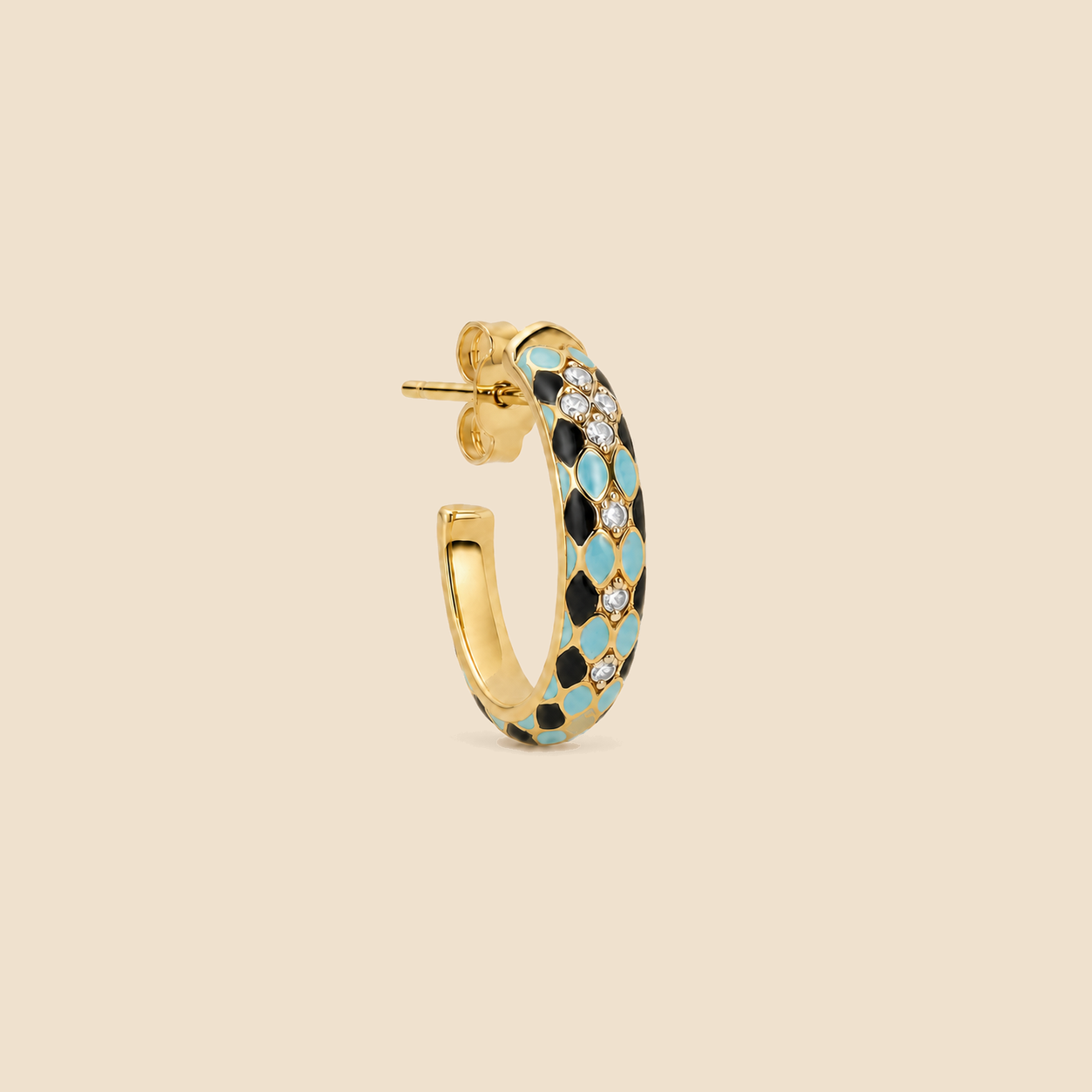 Firuze Mosaic Hoops