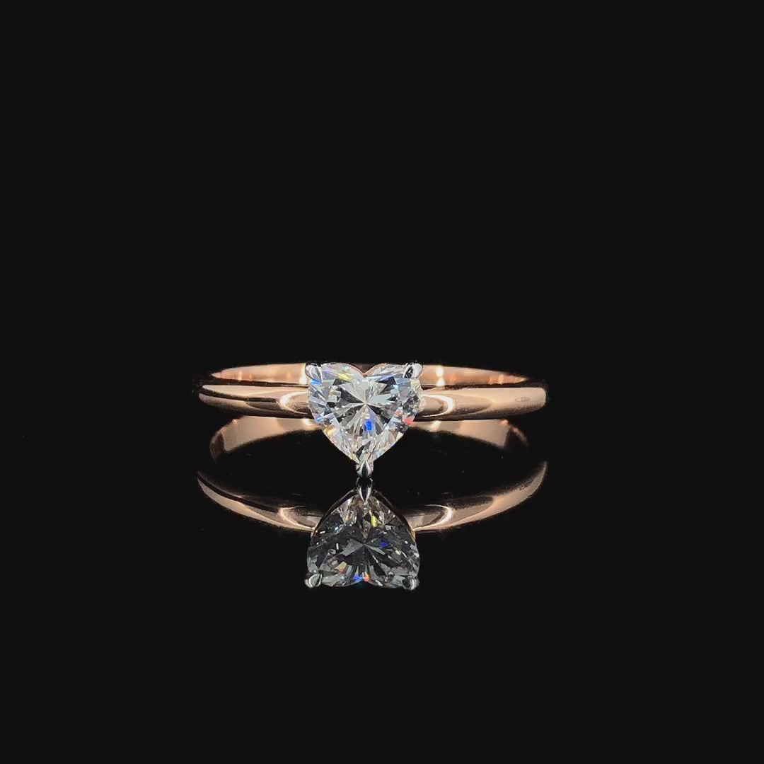 Amour Solitaire Ring