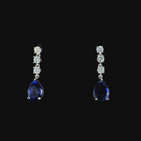 Trinity Diamond & Gemstone Earrings